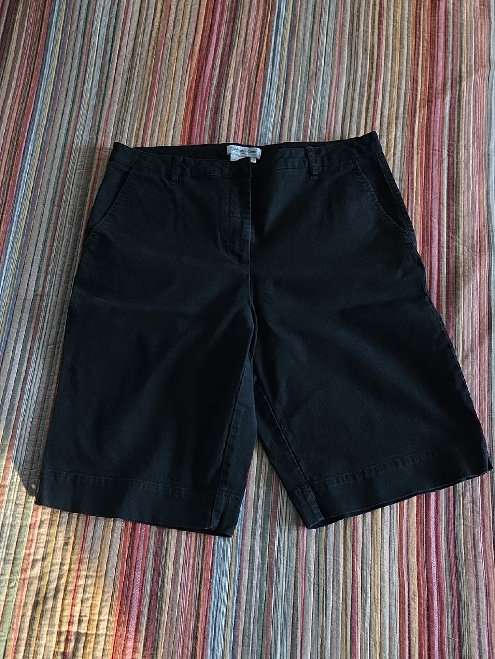 Coldwater Creek Black Bermuda Shorts